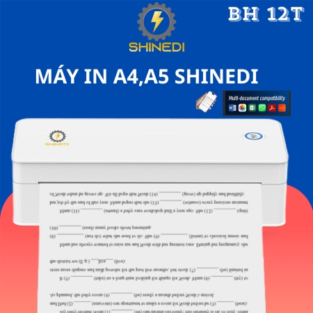 Máy in A4 mini A401 SHINEDI sạc pin in mọi lúc mọi nơi kết nối tất cả các thiết bị