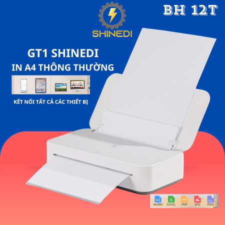 Máy in A4 mini wifi bluetooth GT1 SHINEDI