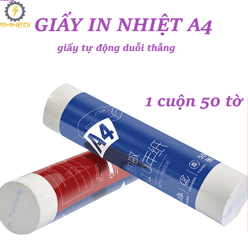 Giấy in nhiệt A4 A4BT dành cho dòng máy in nhiệt A4BT,A4LE 