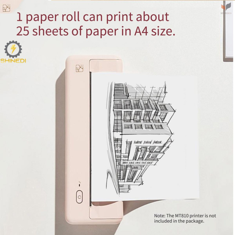 Giấy in nhiệt A4 MT810 SHINEDI 1 cuộn 30 tờ