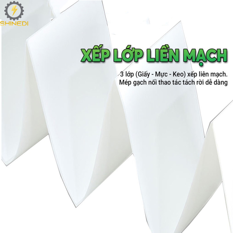 Giấy in nhiệt A6 SHINEDI 1 tệp 500 tờ 