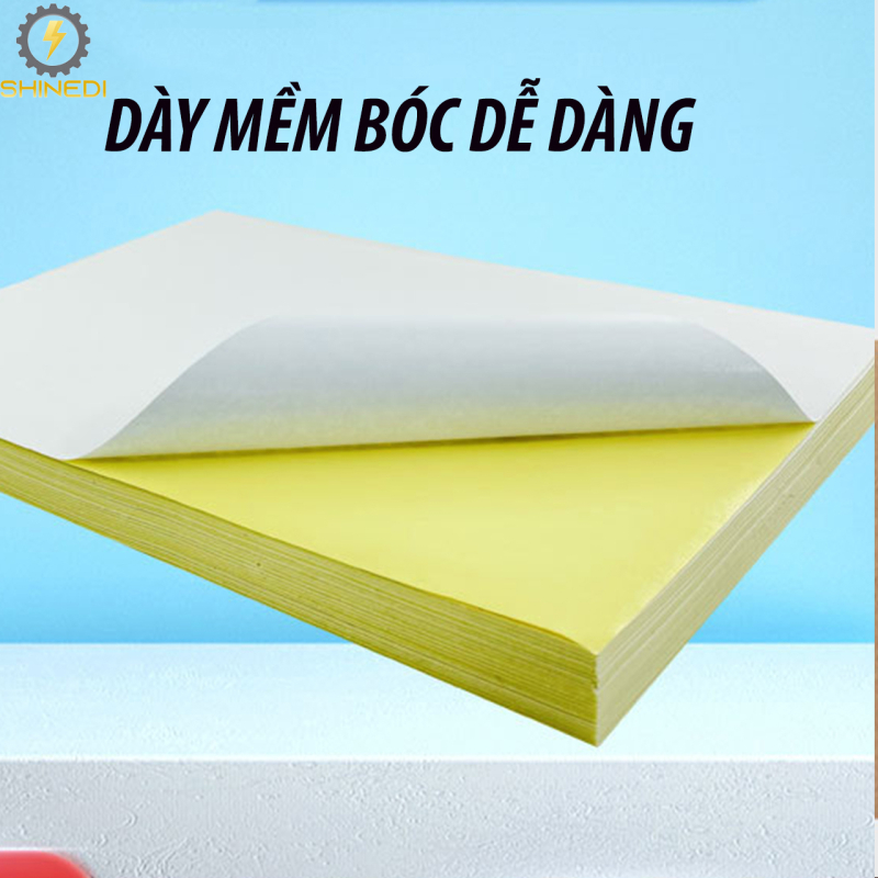 Giấy in nhiệt A6 SHINEDI 1 tệp 500 tờ 