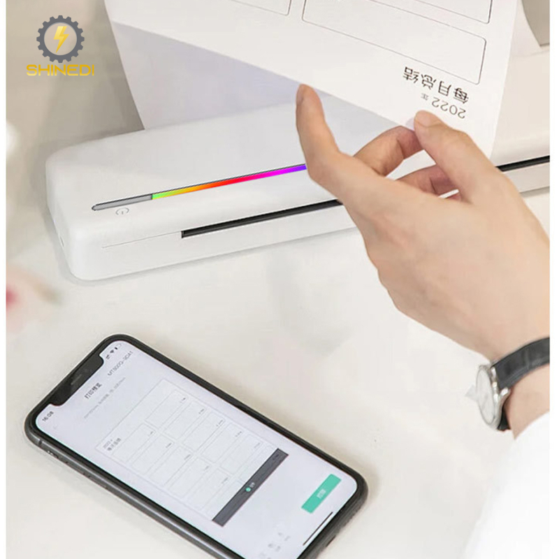 Máy in nhiệt A4 mini bluetooth X9 SHINEDI scan được hình xăm sạc pin kết nối điện thoại, máy tính nhỏ gọn dễ mang theo