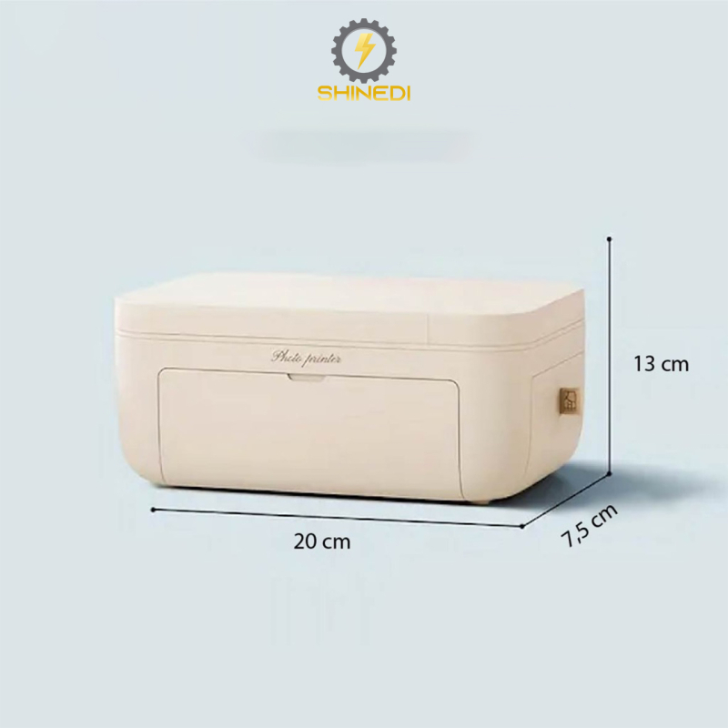 Máy in ảnh màu CP4100 SHINEDI  in ảnh chuyên nghiệp kết nối Bluetooth in từ điện thoại di động, hỗ trợ nhiều kích thước.