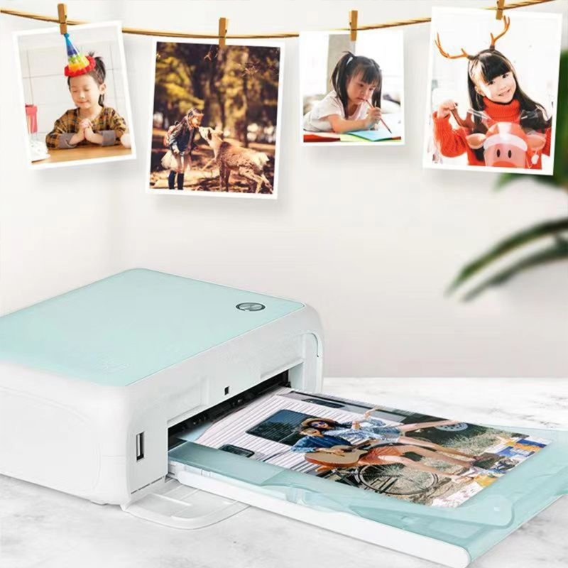 Máy in ảnh màu CP4100 SHINEDI  in ảnh chuyên nghiệp kết nối Bluetooth in từ điện thoại di động, hỗ trợ nhiều kích thước.