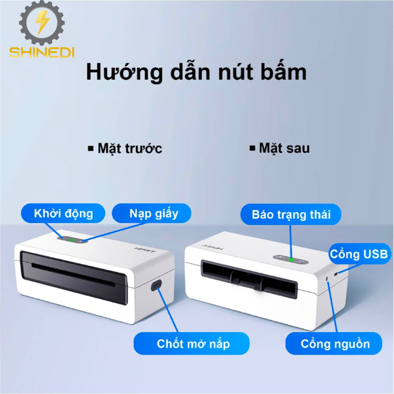 Máy in nhiệt mini bluetooth N43BT SHINEDI 