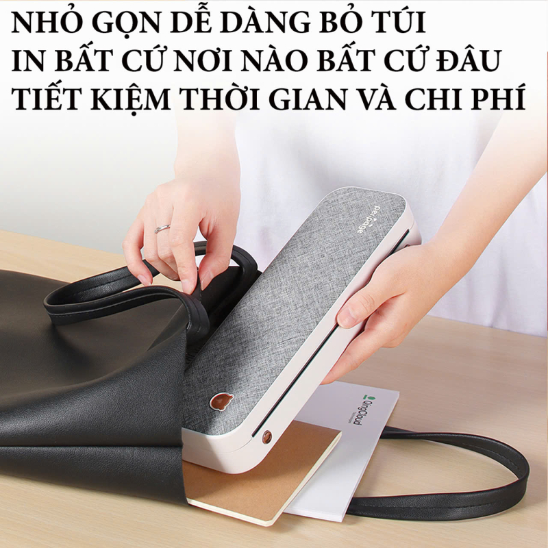 MÁY IN NHIỆT PERIPAGE A40 kết nối bluetooth sạc pin như điện thoại