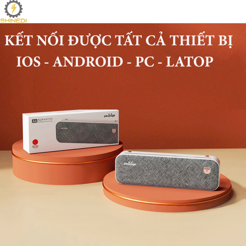 MÁY IN NHIỆT PERIPAGE A40 kết nối bluetooth sạc pin như điện thoại